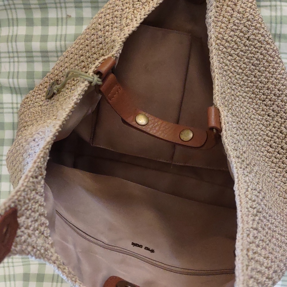 The Sak Roma Crochet Shopper Tote - Picture 7 of 10